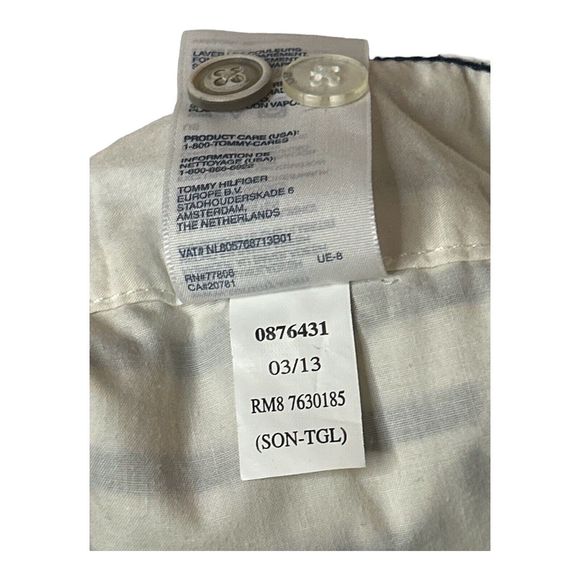 Tommy Hilfiger Linen Cotton Striped Shorts Women’s Size 4 Pockets Preppy - Picture 10 of 15